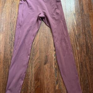 Women's Mauve Leggings-Seamless Pocket